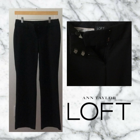 LOFT Pants - π Loft Black Trousers in Julie Fit LOFT Pants - π Loft Black Trousers in Julie Fit